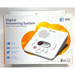 AT&T Answering Machine with Time/Date Stamp - Complete Works Fine, Clean Cond.